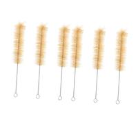 VALICLUD 2 Ensembles Nettoyage Pour Bouteilles Inoxydable Poils De Sanglier Pour Verres Accessoires Pour Nettoyage 3 Pièces * 2