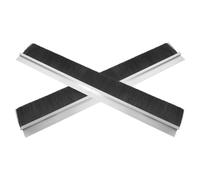 VALICLUD 2 Pièces Brosse de Joint Inférieur pour Porte de Garage et Porte Roulante, Durabilité Industrielle, Poils en Nylon Dense, Aluminium et Plastique, pour Entrepôts et Ateliers