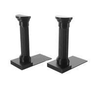 VALICLUD 2 Pièces Butoir de Livre Colonne Romaine Antidérapante Classique | Style Architectural Classique Intemporel, Support Robuste pour Manuels et Magazines, pour Étudiants et Lecteurs
