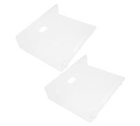 VALICLUD 2 Pièces Petite Étagère Flottante Transparente en Acrylique | Design Moderne et Épuré, pour Bureau ou Entrée, Supporte Plantes, Caméras et Projecteurs