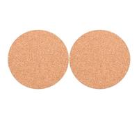 VALICLUD 2 Pièces Tapis de Liège Rond pour Pot de Fleurs, Protège Surfaces | Coussin de Soutien Recyclable, Réduit les Frottements, Couleur Kaki, pour Soucoupe et Jardinière