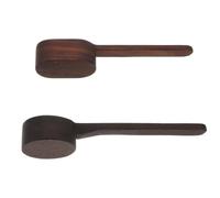 VALICLUD 2pcs Cuillères à Café en Bois Marron 10g Doseur la Cuisine Naturel Prise Confortable pour Café, Thé et Assaisonnements en Bois Massif Élégance Naturelle
