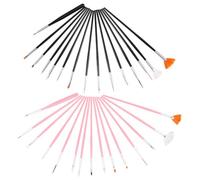 VALICLUD 30 Pièces Pinceaux de Décoration de Gâteaux en Plastique pour Fondant et Pâtisserie, Brosses Polyvalentes Faciles à Transporter pour Décoration de Cuisson à Domicile