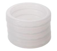 VALICLUD 4 Pièces Silicone Anneau Diffuseur 56mm Blanc pour Ampoule | Diffusion Stable du Parfum, N’obstrue Pas la Lumière, Réutilisable, Léger, Chambre et Coin Lecture