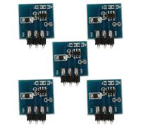 VALICLUD 5 Modules à Bouton Tactile, Module sans Verrouillage, Capteur Monocanal Capacitif, Bleu, 5 Pcs, Remplace un Bouton Mécanique, Installation sur Surface Plastique ou Verre,