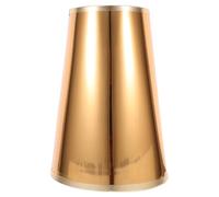 VALICLUD Abat-jour Pvc, Housse de Lampe D'intérieur, 18cm de Diamètre, Intérieur Or, Structure en Fer, Diffusion Douce Lumière, pour Lampe de Table et Lampadaire, Maison et Hôtel