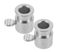 VALICLUD Accessoire de Barbecue Accessoire de Boulon pour Grille de Barbecue en Fer chromé argenté, Lot de 2, vis M6, diamètre de Trou 11,5 mm, pour Broche de Barbecue, Installation