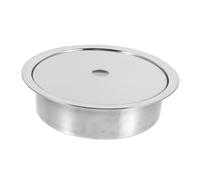 VALICLUD Adaptateur Induction Acier Inoxydable avec Couvercle et Anneau de Sinking pour Table de Hot Pot Disque de Diffusion de Chaleur Compatible Plaques à Induction Kit Réparation pour