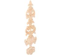 VALICLUD Applique Décorative en Bois Sculpté, Beige, Finition Polie | Décor Créatif pour Meubles Cuisine, Style Généreux, Résistance à L’usure, sans Bavure, Usage Simple