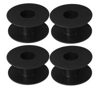 VALICLUD Bobine De Fil Enrouleur Pour Cable 4 Pièces Plastique Noir Léger Grande Capacité Pour Fil De Cuivre En Extérieur, Rangement Des Fils