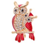 VALICLUD Broche Fantaisie en Alliage de Zinc de Hibou Chic et Créative, Petite Épingle à Poitrine pour Banquet et Fête Décoration Costume et Petit Présent