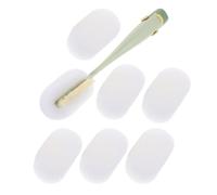 VALICLUD Brosse de Nettoyage pour Biberons et Tasses, Poignée Longue Verte | Poils Souples Épais, Embout Flexible, pour Verres et Bouteilles, Prise Antidérapante, PP ABS