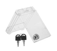 VALICLUD Cache de Protection Électrique pour Panneau de Climatisation Central en Plastique avec Serrure, Protection pour Interrupteur, Sécurité Enfants à Domicile