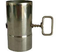 VALICLUD Chimney Tuyau Réglable Acier Inoxydable Anti-leakage pour Poêle à Camping et Barbecue en Plein Air