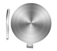 VALICLUD Diffuseur de Chaleur à Induction Compatible pour Cuisson Sûre et Polyvalente en Acier Inoxydable Poignée, Plaque Adaptateur sur Plaques à Induction