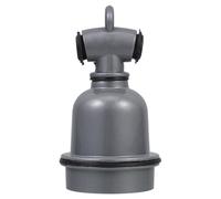 VALICLUD Douille D'ampoule E27 en Céramique Étanche Argentée, Design Petit Trois Voies pour Lampe, Résistance Haute Température, pour Environnements Humides et Incubation
