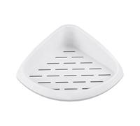 VALICLUD Étagère d'angle Murale Simple et Élégant sans Perçage en ABS Organisateur Triangulaire Rangement Sécurisé pour Salle de Bain Cuisine pour Accessoires et Condiments