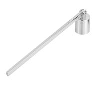 VALICLUD Éteignoir à Bougie en Acier Inoxydable, Tête Droite, Ergonomique | Section Mobile, Finition Argentée, pour Bougies, Accessoire de Table, Usage Décoratif et Entretien Quotidien