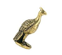 VALICLUD Figurine de Paon Vintage en Laiton Ancien, Statuette Décorative Artisanale en Cuivre, Ornement pour Maison et Bureau, Décoration de Table ou Étagère, Statue Décorative Unique