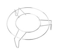 VALICLUD Grille de Cuisson Vapeur Ronde en Acier Inoxydable Trois Pieds Support pour Cuiseur Vapeur et Ustensile Cuisine Polyvalent pour Cuisson Cuisine