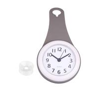 VALICLUD Horloge Murale de Salle de Bain Étanche et Silencieuse Ventouse, en Abs, Design Chic et Fonction Multi-Usage Maison Salle de Bain