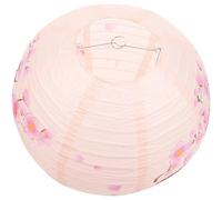 VALICLUD Lanterne en Papier Japonaise 35 CM Rose Décoration Suspendue pour Mariage et Fête Lanterne Pliante Traditionnelle pour Bar Restaurant et Présent de Fête