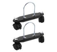 VALICLUD Lot de 2 Roulettes de Chauffage à Bain D'huile Électrique avec Frein, Support en Plastique et Fer, Charge Robuste pour Radiateur Portable Séjour et Chambre