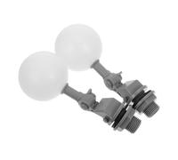 VALICLUD Lot De 2 Vannes à Flotteur En Plastique 4 Cm Réglables Pour Réservoirs D'eau, Vanne à Flotteur De Contrôle Automatique Du Niveau D'eau Régulation Du Débit Pour Fontaine Et Piscine