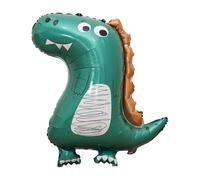 VALICLUD Lot de 4 Ballons en Aluminium Vert Thème Dinosaure pour Décoration Anniversaire Garçon et Filles Élasticité, pour Fête Dinosaure