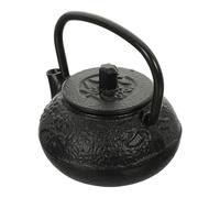 VALICLUD Mini Théière Petite Bouilloire en Fer Design Rétro en Fonte Noire Décorative Ornement Délicat et Unique pour Salon de Thé ou Armoire