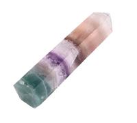 VALICLUD Ornement de Pilier et Décoration de Table en Cristal de Fluorite Colorée Accessoire Décoratif Élégant et Unique pour Décoration de Bureau