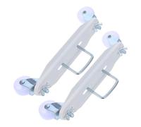 VALICLUD Paire de Roulettes Pivotantes pour Radiateurs Électriques, Support Mobile en Fer et Abs, Installation Facile et Sécurité Assurée, Base Carrée pour Chauffage Portable