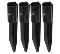 VALICLUD Piquets de Remplacement en Fer Noir Supports Stables et Solides pour Lot de 4 Pièces Couleur Aléatoire Lampes de Jardin pour Éclairage Extérieur, Adaptés Jardin