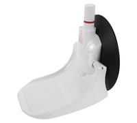 VALICLUD Repose-Pieds de Pliable en Abs, Ventouse, Ergonomique | Surface à Points, Drainage Rapide, Blanc, pour Carrelage et Verre, Intérieur, Portable