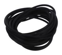 VALICLUD Spline Creuse pour Moustiquaire, PVC Noir, Étanchéité Flexible | Pose Facile, Entretien Simple, Tenue aux Intempéries, pour Cadre de Fenêtre et Porte