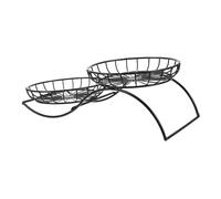 VALICLUD Support de Corbeille de Fruits et Légumes Fil de Fer Style Nordique Panier de Rangement Métallique pour Cuisine Présentoir à Fruits Maille et Snacks