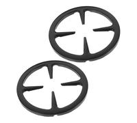 VALICLUD Support de Fixation pour Cafetière 2pcs en Fer Noir Robuste Design Innovant pour Cuisinière à Gaz, pour Préparer du Café la Maison