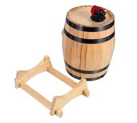 VALICLUD Tonneau à Vin En Bois Avec Robinet Style Chêne Classique Carafe Pour Service De Boissons Utilisation Polyvalente Pour Whisky Et Vin