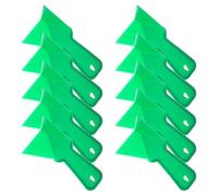VALICLUD Truelle D'angle en Plastique Vert 10pcs pour Plâtrerie la Truelle Angle, Outil Pratique Finition Intérieure et Extérieure