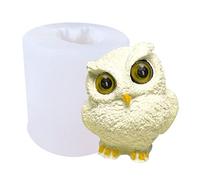 Valink Moule en silicone en forme de hibou - Moule en résine - Matrice de moulage de bougies - Multifonctionnel - Pochoir souple - Outil de bricolage pour chocolat et savon