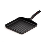 Valira - Gril Premium de 28x28 cm fabriqué en Espagne, en Fonte d'aluminium avec Anti-adhérent renforcé, Non apte pour l'induction