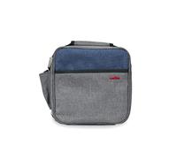 Valira LUNCH BAG SOFT STONE WASHED - GRIS-BLEU