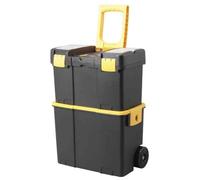 Allit Valise à outils McPlus Mobile P24 – Combinaison de mallettes en 2 parties – Noir/Jaune