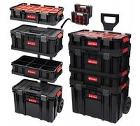Valise à outils sur roulettes - Organiseur - 9 compartiments - Télescopique