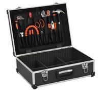 Valise à outils - XWO - 46 x 33 x 16 cm Noir Aluminium - 2.99 kg @17