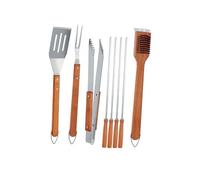 Valise de 8 accessoires pour barbecue en inox