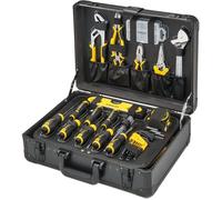 Valise d'outillage - 142 pièces - Dimensions: 47,5x37,5x17,5 cm - Multicolore - Valise en aluminium