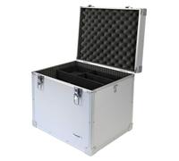 Valise en aluminium - 41 x 33 x 36 cm - Universelle - Mallette de rangement - Avec mousse