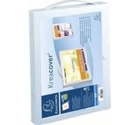 Exacompta Boîte de rangement A4, capacité 350 feuilles, 40 mm, blanc