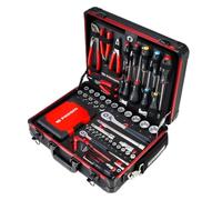 Valise maintenance aluminium avec sélection d'outils (181 pièces)